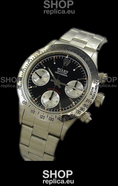 Rolex Oyster Cosmograph Swiss Replica Watch in Black Dial