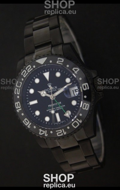 Rolex Pro-Hunter GMT Master II Swiss Replica PVD Watch