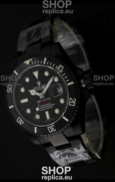 Rolex Submariner Pro Hunter Swiss PVD Watch in Ceramic Bezel