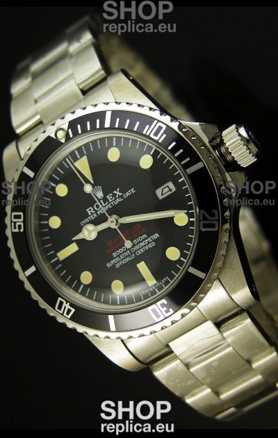 Rolex Sea Dweller Vintage 1665 Double Red Edition Swiss Watch
