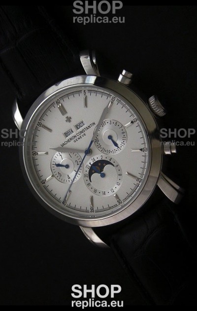 Vacheron Constantin Perpetual Calendar Japanese Watch in Silver Dial