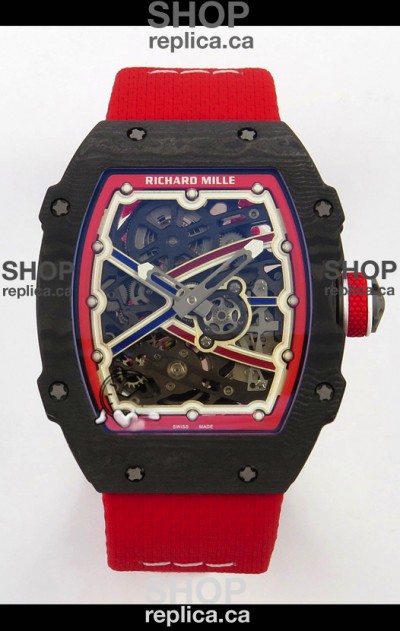 Richard Mille RM67-02 Black NTPT 37 Grams CRMA7 Clone Movement 