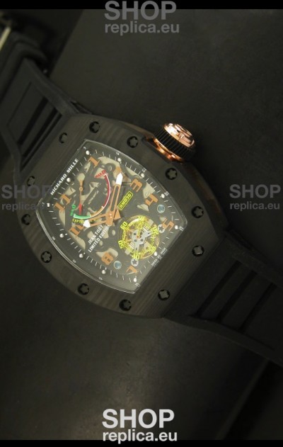 Richard Mille RM036 Jean Todt Forged Carbon Bezel Titanium Watch