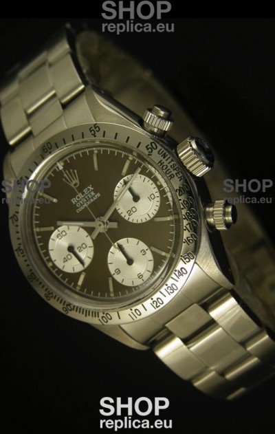 Rolex Daytona 6263 Cosmograph Brown Coffee Dial Steel Bezel