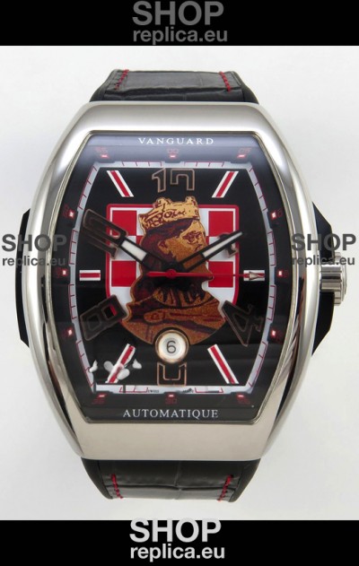 Franck Muller Vanguard Skenderbeu Croatia Stainless Steel Swiss Replica Watch 