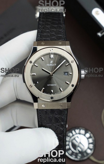 Hublot Super Clone Classic Fusion Titanium Grey Dial 42MM Watch