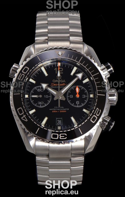Omega Super Clone Planet Ocean 600M Chronograph 904L Steel Replica Watch 