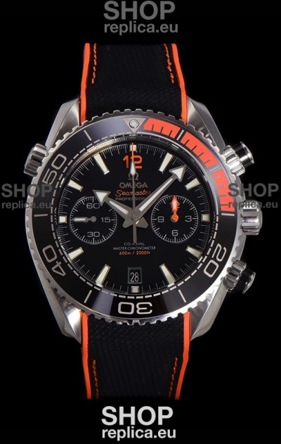 Omega Super Clone Planet Ocean 600M Chronograph 904L Steel Replica Watch 