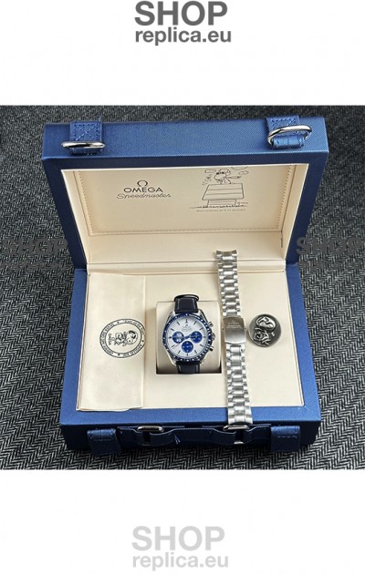 Omega Speedmaster Super Clone 50th Anniversary Snoopy Edition (Full Set with Snoopy Box) 