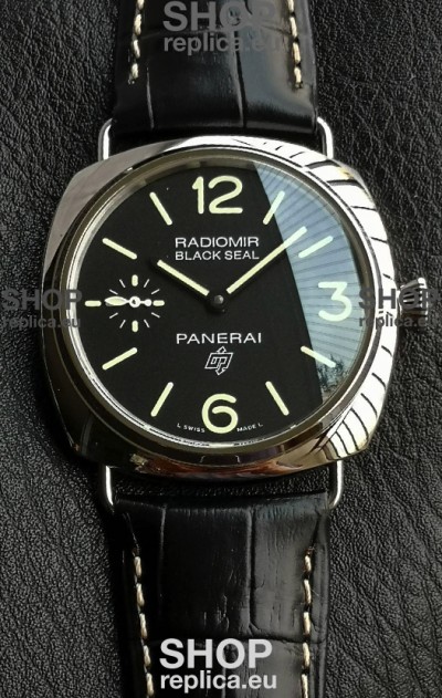 Panerai Super Clone Radiomir Black Seal PAM380 Swiss Replica Watch - 45MM Black Dial 