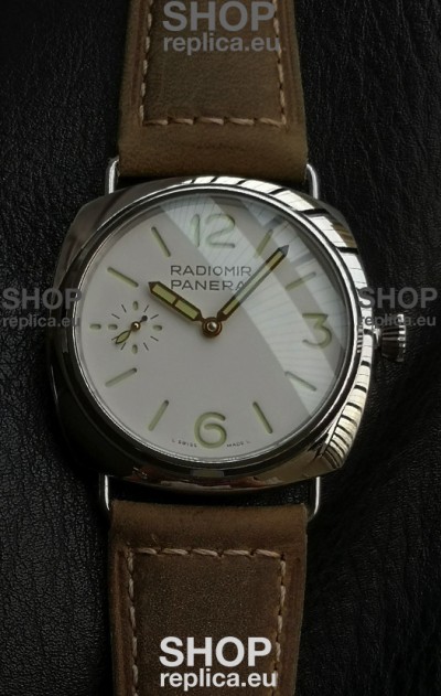 Panerai Super Clone Radiomir PAM1384 Swiss Replica Watch - 45MM White Dial 