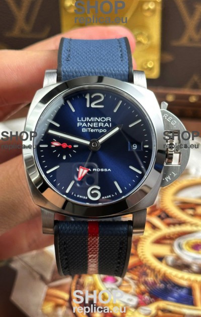 Panerai Luminor Super Clone Marina PAM1404 Quaranta BiTempo Luna Rossa Replica Watch 40MM