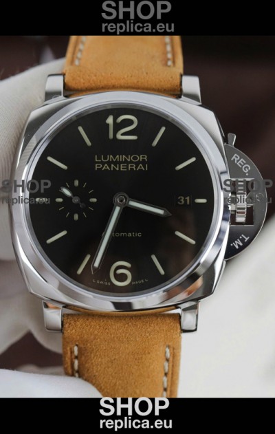Panerai Super Clone Luminor DUE PAM904 Edition Replica Watch in Steel Casing 42MM