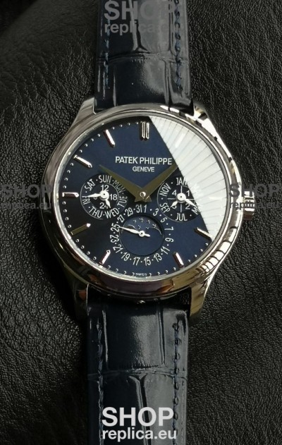 Patek Philippe Complications 5327G-001 Blue Dial Swiss Replica Watch 