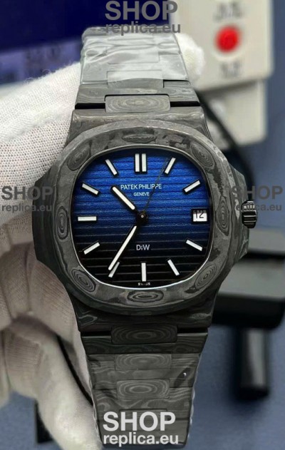 Patek Philippe Nautilus 5711 DiW Edition Ceramic/Carbon 1:1 Mirror Swiss Replica Watch