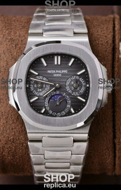 Patek Philippe Nautilus 5740 Perpetual Calendar Stainless Steel Grey Dial Swiss Replica Watch