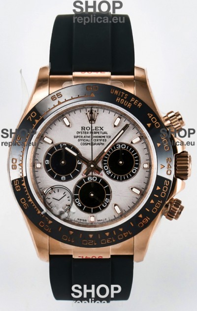 Rolex Daytona Super Clone 116518 Rose Gold Meteorite Dial Original Cal.4130 Movement