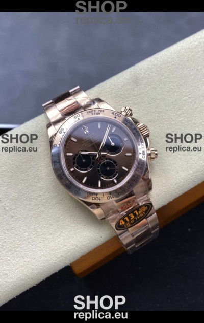 Rolex Daytona Super Clone M116505 Rose Gold Original Cal.4131 Movement - 904L Steel Watch