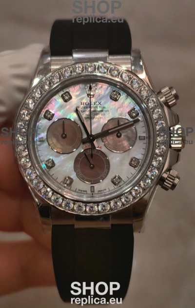 Rolex Daytona Super Clone Steel Casing Cal.4131 Movement Watch Custom Sapphires Bezel