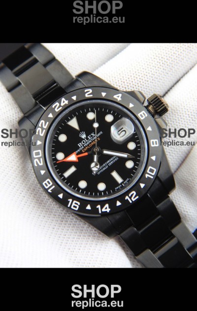 Rolex Explorer II Japanese Movement Replica Watch in PVD Coating Watch 