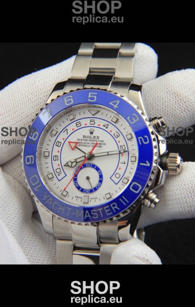 Rolex Yachtmater II Japanese Movement Replica Watch 44M Stainless Steel 