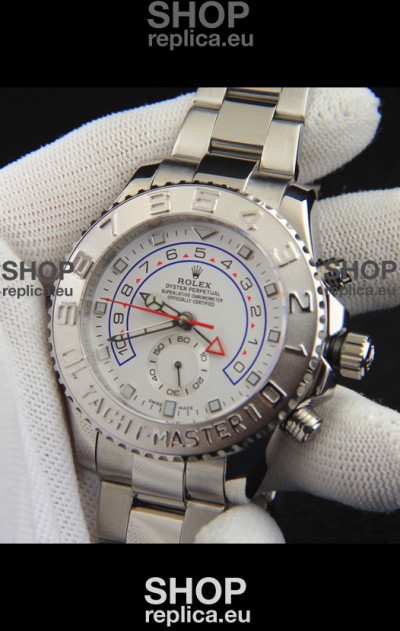 Rolex Yachtmater II Japanese Movement Replica Watch 44M Stainless Steel 