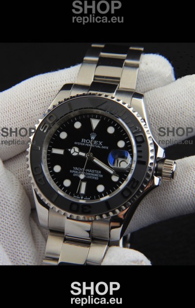Rolex Yachtmaster Stainless Steel Japanese Replica Watch - 40MM