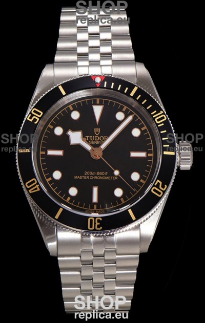 Tudor Black Bay Super Clone Edition Black Dial Swiss Replica Watch 
