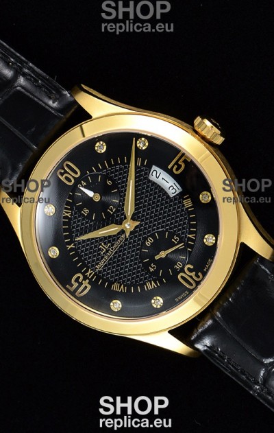 Jaeger LeCoultre Master Control Yellow Gold Swiss Replica Watch 