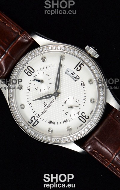 Jaeger LeCoultre Master Control Stainless Steel Swiss Replica Watch 