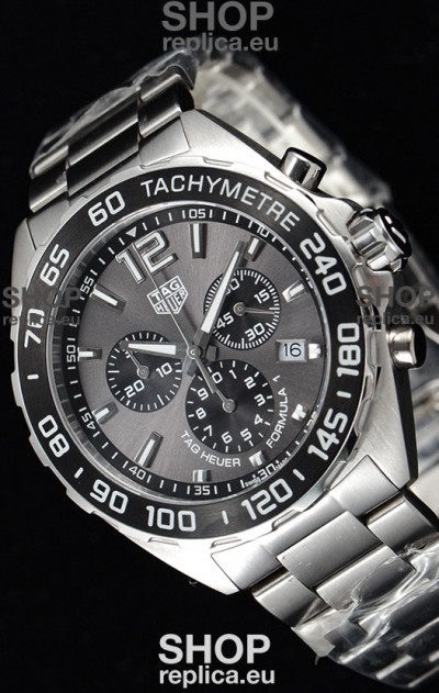 Tag Heuer Formula 1 Chronograph Swiss Quartz Replica Watch Anthracite Dial 