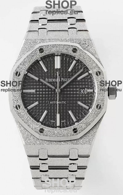 Audemars Piguet Royal Oak 15410BC 41MM Grey Dial 904L Steel CALIBRE 3120 Movement 1:1 Mirror Replica