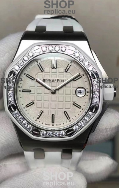 Audemars Piguet Royal Oak Offshore 37MM Swiss Quartz 1:1 Mirror Replica Watch in Stainless Steel Casing