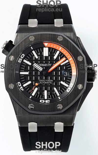 Audemars Piguet Royal Oak Offshore Ceramic 1:1 Ultimate Swiss Replica Watch Black Dial Cal.3102 Movement
