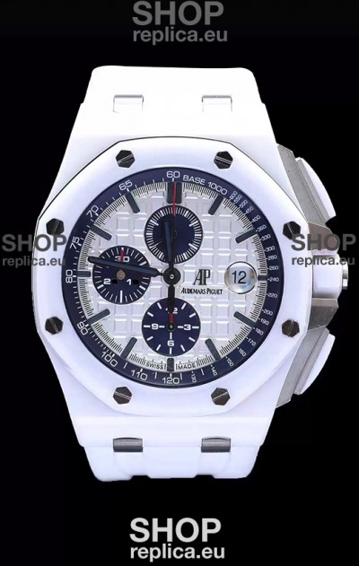 Audemars Piguet Royal Oak Offshore White Ceramic - Ultimate 1:1 3126 Movement