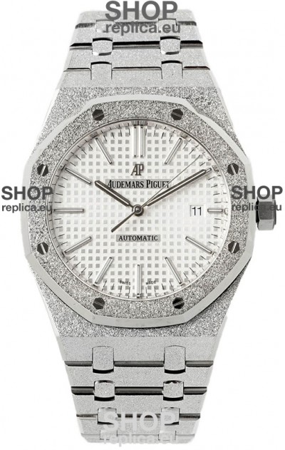 Audemars Piguet Royal Oak Frosted 37MM Self-Winding White Dial 1:1 Mirror Replica Watch