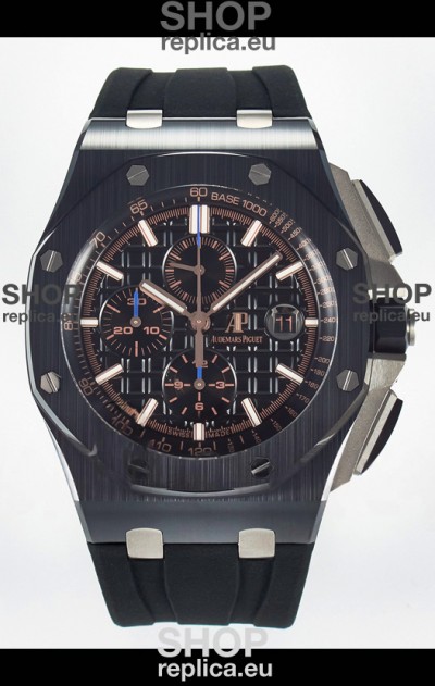 Audemars Piguet Royal Oak Offshore Ceramic Black Dial 1:1 Super Clone Replica Watch