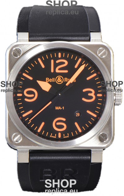 Bell and Ross BR03-92 MA-01 Orange Indicators Edition Swiss Replica Watch