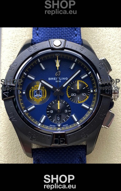 Breitling Super Clone Avenger B01 Chronograph 44 Dark Blue Dial 1:1 Mirror Swiss Replica Watch