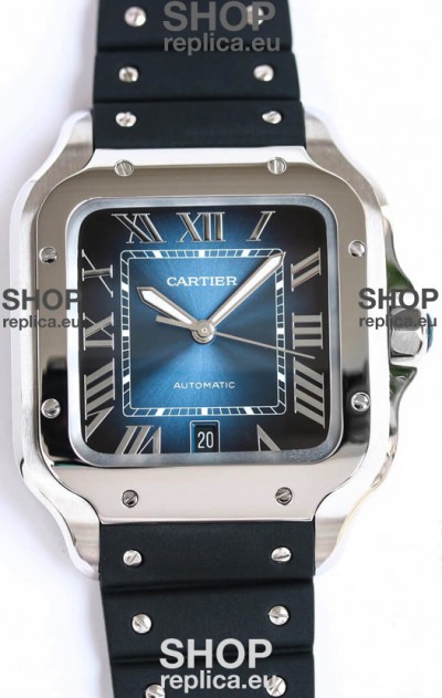 Santos De Cartier Stainless Steel Casing 1:1 Mirror Swiss Replica Watch 40MM