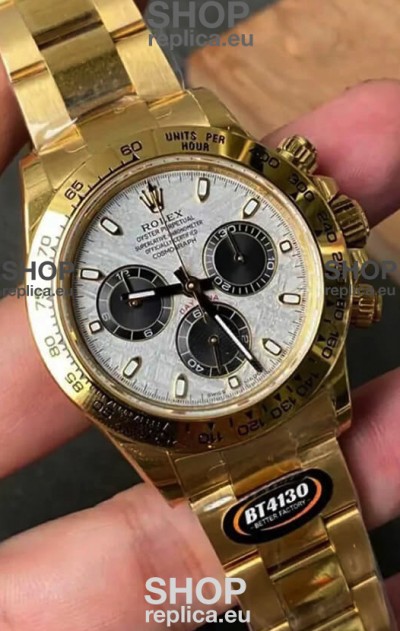 Rolex Cosmograph Daytona M116508-0015 Yellow Gold Original Cal.4130 Movement - 904L Steel Watch