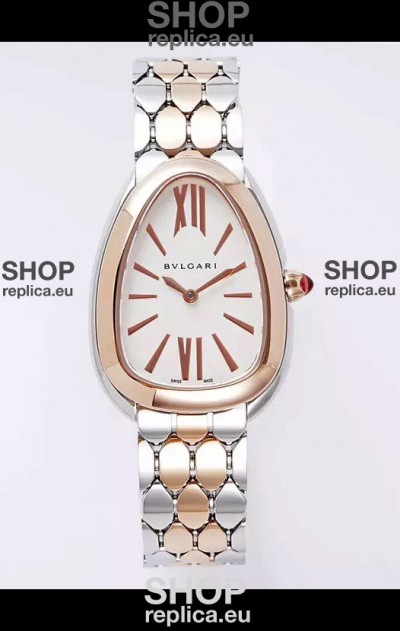 Bvlgari Serpenti Seduttori Edition in Two Tone Rose Gold Casing Super Clone Watch