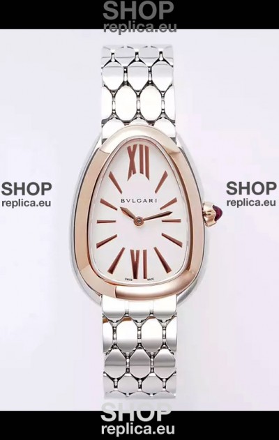 Bvlgari Serpenti Seduttori Edition in Two Tone Rose Gold Casing Super Clone Watch
