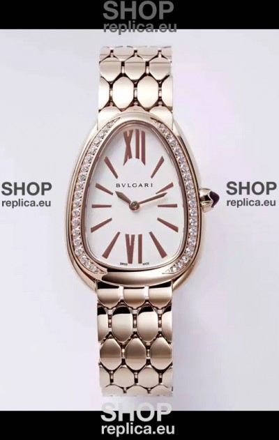 Bvlgari Serpenti Seduttori Edition in Rose Gold Casing Super Clone Watch