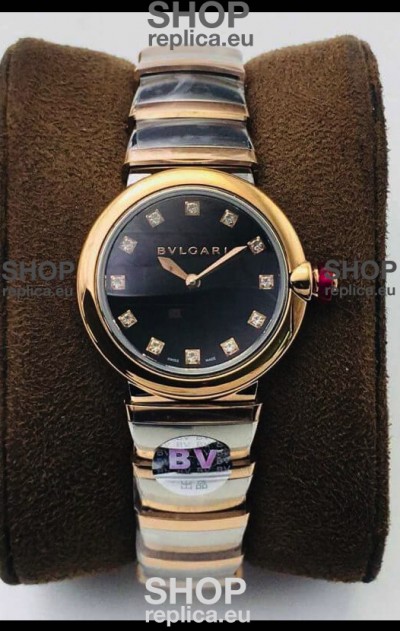 Bvlgari LVCEA Edition Watch in Two Tone Rose Gold Steel - 1:1 Mirror Replica