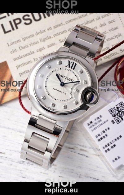 Ballon De Cartier Swiss Automatic 1:1 Mirror Quality 33MM in Steel Casing