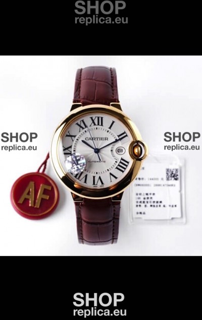 Ballon De Cartier Swiss Automatic 1:1 Mirror Quality 42MM in Yellow Gold Casing