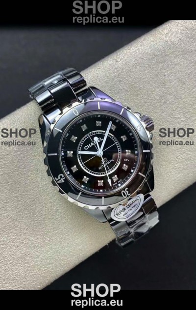 Chanel J12 38MM Black Ceramic Case Watch Automatic 1:1 Mirror Replica Watch