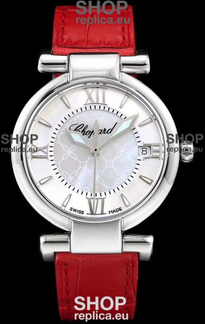 Chopard Imperiale White Dial Swiss Automatic Replica Watch in 904L Steel 
