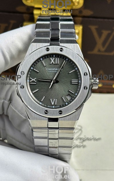 Chopard Alpine Eagle Stainless Steel Grey Dial Super Clone Replica Watch 